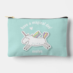 Pochette À Accessoires Bonne journée ! Cute Unicorn Enfants