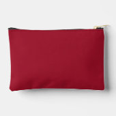Pochette À Accessoires Bordeaux red accessory bag, leopard print bag, (Verso)