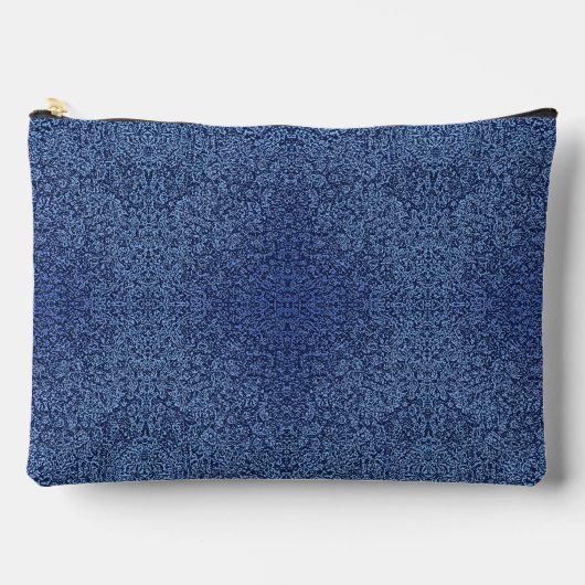 Pochette À Accessoires Botanical Pattern in Blue 2 (Recto)