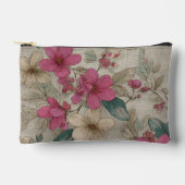 Pochette À Accessoires Botanique Beige Doux (Recto)