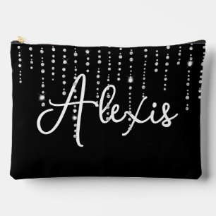 Pochette À Accessoires Boule de diamant avec nom