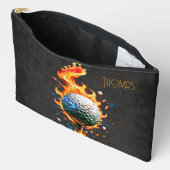 Pochette À Accessoires Boule de golf blanche (Ouvrir)