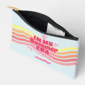 Pochette À Accessoires Boule Disco Rose Rétro Dans Mon Été (Ouvrir)