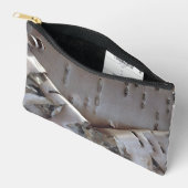 Pochette À Accessoires Bouleau courbe écorce rustique (Ouvrir)