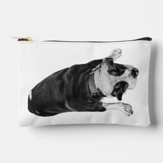 Pochette À Accessoires Bouledogue avec expression amusante (Recto)