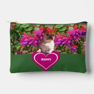 Pochette À Accessoires Bouledogue français coeur Mère Bouledogue Français