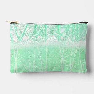 Pochette À Accessoires Branches de Menthe Verte Brumeuse Givrée