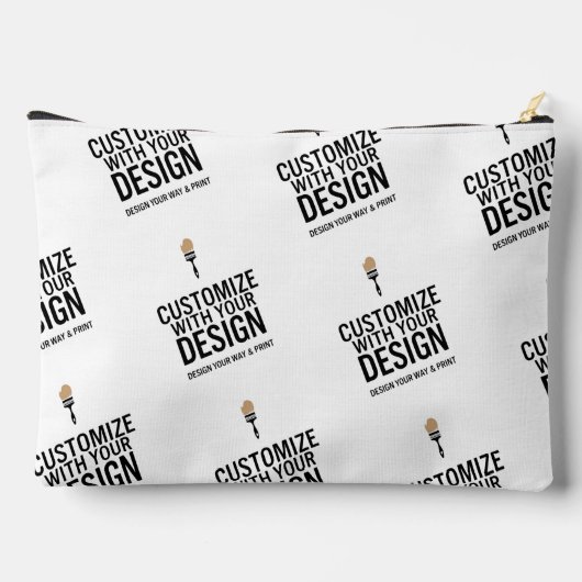 Pochette À Accessoires Branded Custom Minimalist Personalized Company  (Verso)