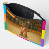 Pochette À Accessoires Brandon, ours de cirque costaud (Ouvrir)