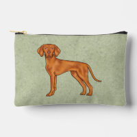 Braque Hongrois Vizsla Dessin Animé Mignon Chien V