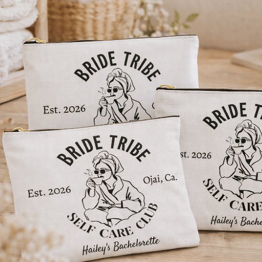Pochette À Accessoires Bride Tribe Self Care Club Makeup Bags | Spa Bache