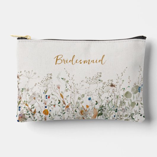 Pochette À Accessoires Bridesmaid Petite Fleur sauvage (Recto)