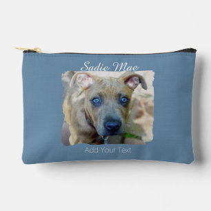 Pochette À Accessoires Brindle Pit Bull Puppy par Shirley Taylor