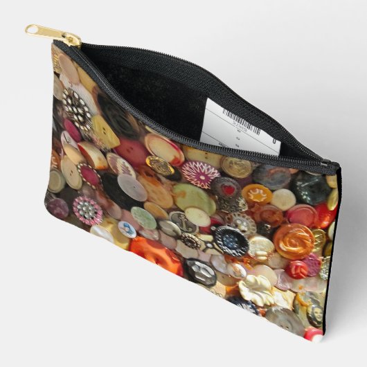 Pochette À Accessoires Brochure du bouton rétro (Ouvrir)