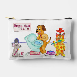 Pochette À Accessoires Brossez les dents de votre animal