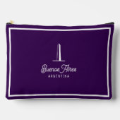 Pochette À Accessoires Buenos Aires Elegant Minimal Retro (Recto)