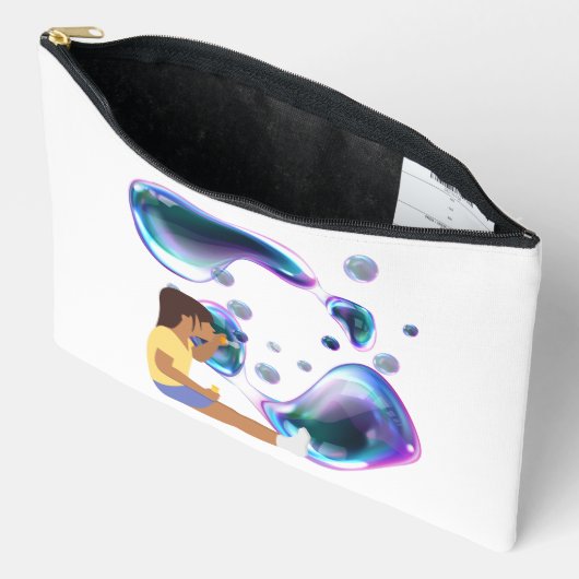 Pochette À Accessoires bulle de savon (Ouvrir)