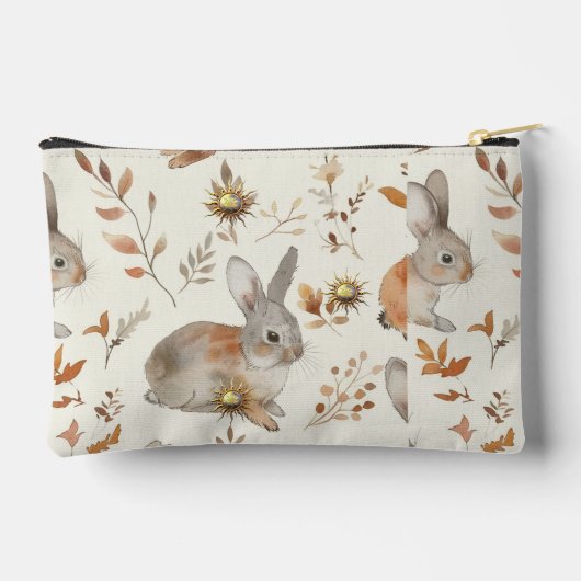 Pochette À Accessoires Bunnies d'automne (Verso)