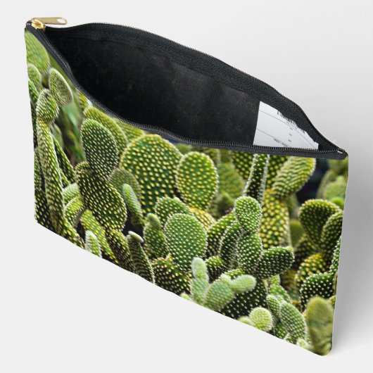 Pochette À Accessoires Cactus vert (Ouvrir)