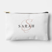 Pochette À Accessoires Cadeau personnalisé de demoiselle d'honneur avec m (Recto)