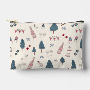Pochette À Accessoires Cadeau pour amoureux d'après-ski Hiver Champagne r