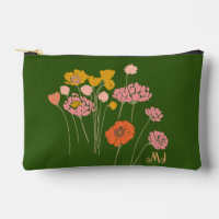 Cadeau Pour Ses Fleurs sauvages Modernes +Initiale