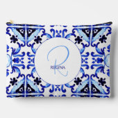 Pochette À Accessoires Cadeaux de femme de chambre talavera bleu tuiles m (Recto)