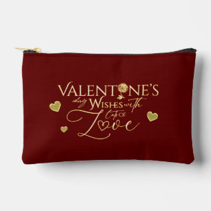 Pochette À Accessoires Cadeaux de la Saint-Valentin rouges