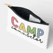 Pochette À Accessoires Cadeaux personnalisés de conseillers de camp (Ouvrir)