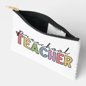 Pochette À Accessoires Cadeaux personnalisés de l'enseignant préscolaire (Ouvrir)