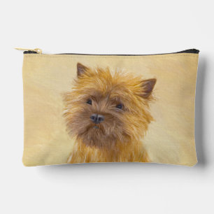 Pochette À Accessoires Cairn Terrier Peinture mignonne Original Animal Ch
