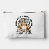 Pochette À Accessoires Calculs Parfaits – Création de Chat de Maths Drôle (Verso)