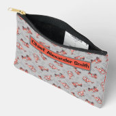 Pochette À Accessoires Camion de pompier et impression d'échelle (Ouvrir)