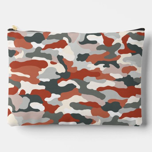 Pochette À Accessoires Camouflage d'automne Grand (Recto)