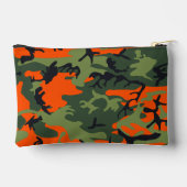 Pochette À Accessoires Camouflage orange et vert, Militaire, Armée (Verso)