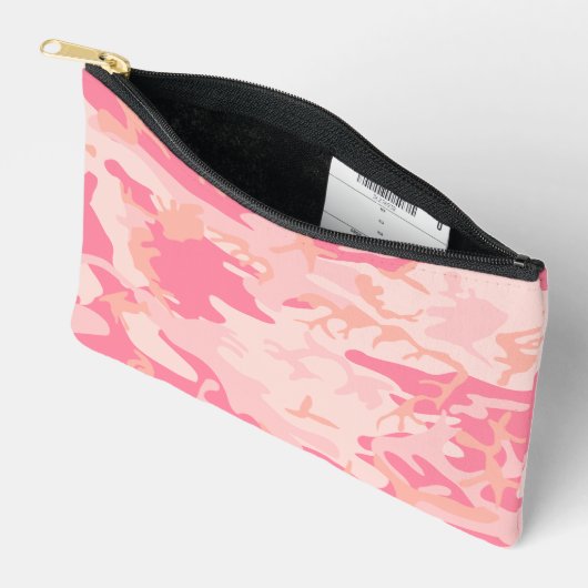 Pochette À Accessoires Camouflage rose, Armée (Ouvrir)