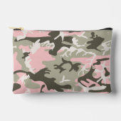 Pochette À Accessoires Camouflage rose et vert, Militaire, Armée (Recto)