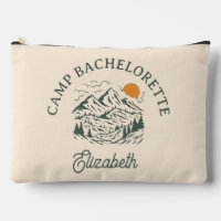 Camp Bachelorette Retro Mountain Nom personnalisé