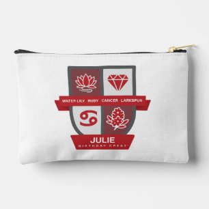 Pochette À Accessoires Cancer Anniversaire Crête™ pour 1-22 juillet