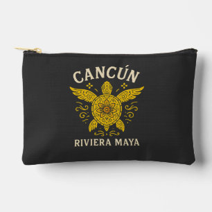 Pochette À Accessoires Cancun & Riviera Maya Vacances Tropicales Typo Rét