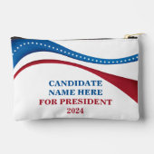 Pochette À Accessoires Candidat personnalisé à l'élection présidentielle  (Verso)