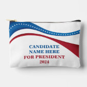 Pochette À Accessoires Candidat personnalisé à l'élection présidentielle  (Recto)