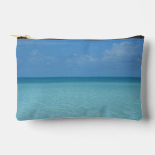 Pochette À Accessoires Caraïbes Horizon Tropical Turquoise Bleu