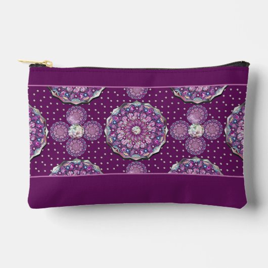 Pochette À Accessoires Cardinal rouge Rosace (Recto)