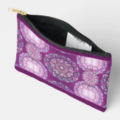 Pochette À Accessoires Cardinal rouge Rosace (Ouvrir)
