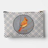 Pochette À Accessoires Cardinal Winter Branche Peinture Oiseau original (Verso)