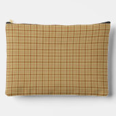 Pochette À Accessoires Carmel Brown Plaid Classic Pattern Retro (Recto)