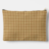 Pochette À Accessoires Carmel Brown Plaid Classic Pattern Retro (Verso)