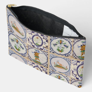 Pochette À Accessoires Carreaux de Delft hollandais vintage Art de la pot