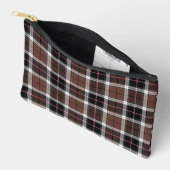 Pochette À Accessoires Carreaux Marron (Ouvrir)